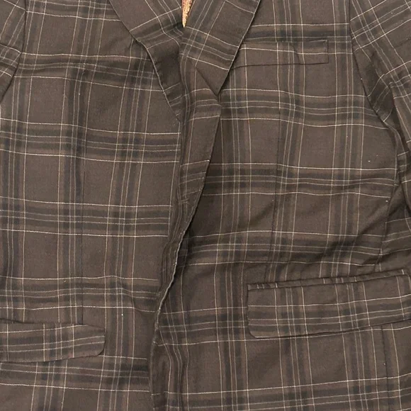 Bespoke Charcoal Plaid Sport Coat - Picture 8 of 8